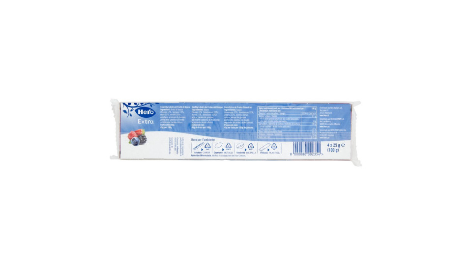 Hero Confettura Extra di Frutti di Bosco