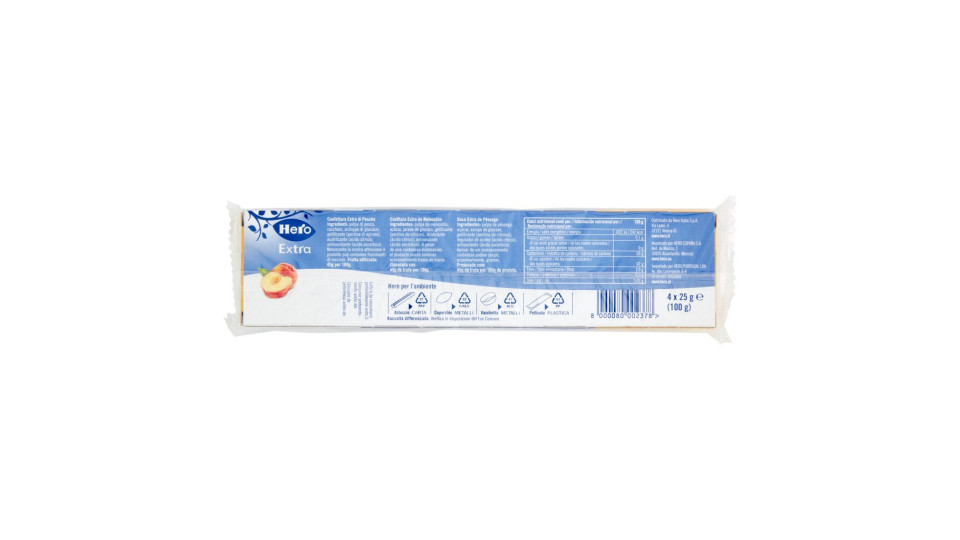 Hero Confettura Extra di Pesche
