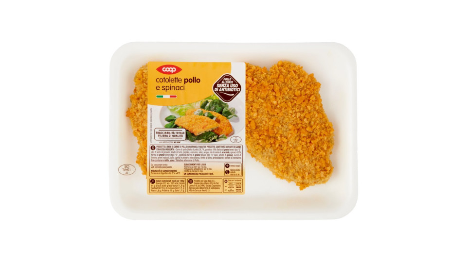 Cotolette Pollo E Spinaci