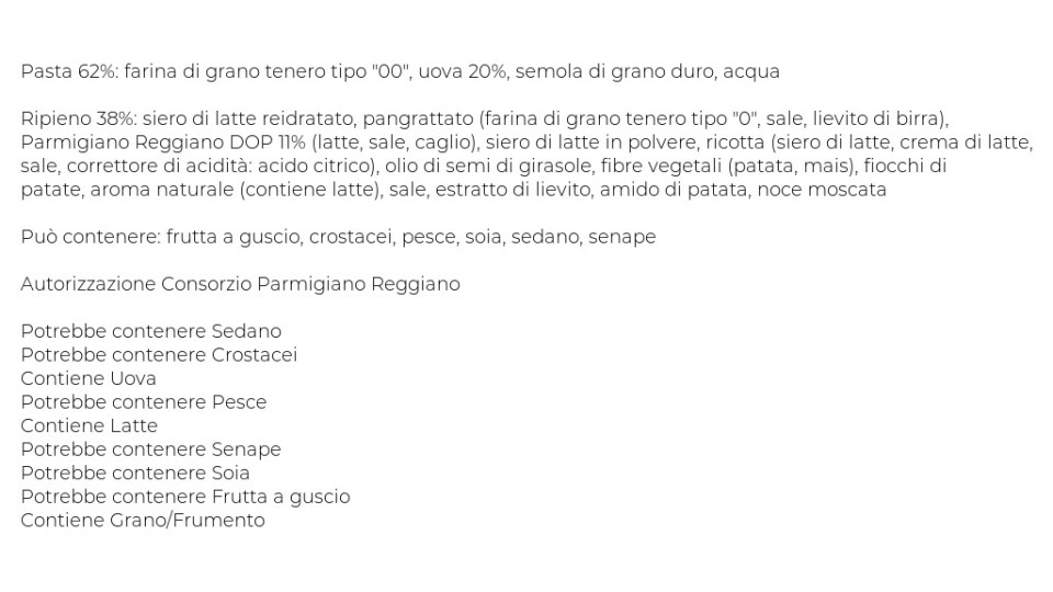Scoiattolo Le Perline con Parmigiano Reggiano
