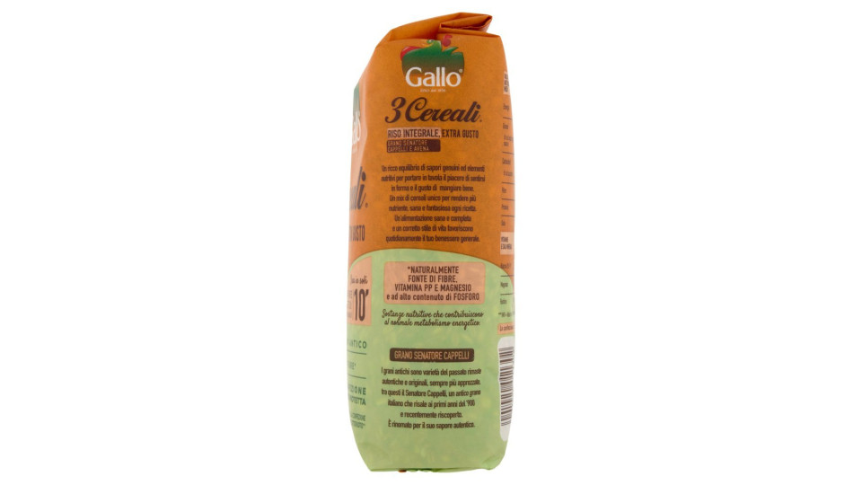 Gallo 3 Cereali Riso Integrale, Avena e Grano
