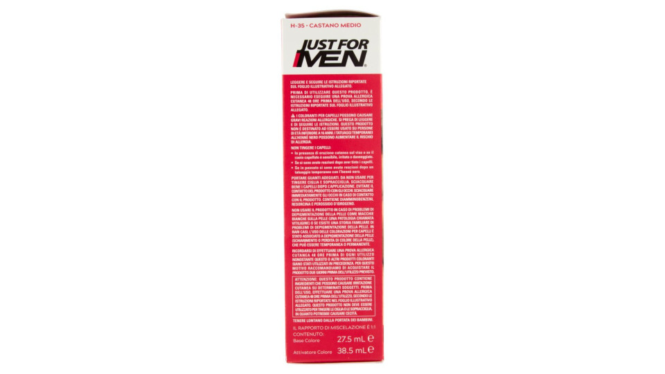Just For Men Shampoo colorante castano medio H-35