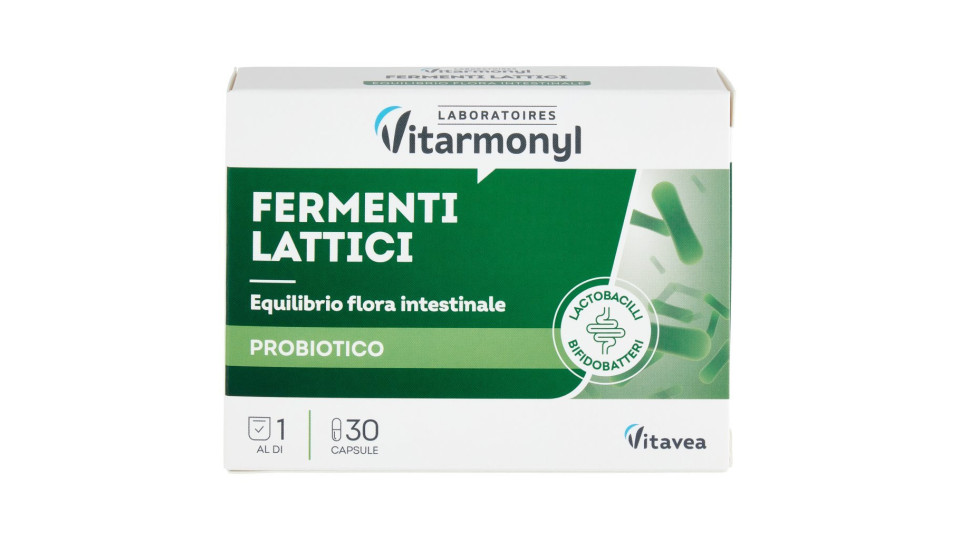 Laboratoires Vitarmonyl Fermenti Lattici equilibrio flora intestinale 30 capsule