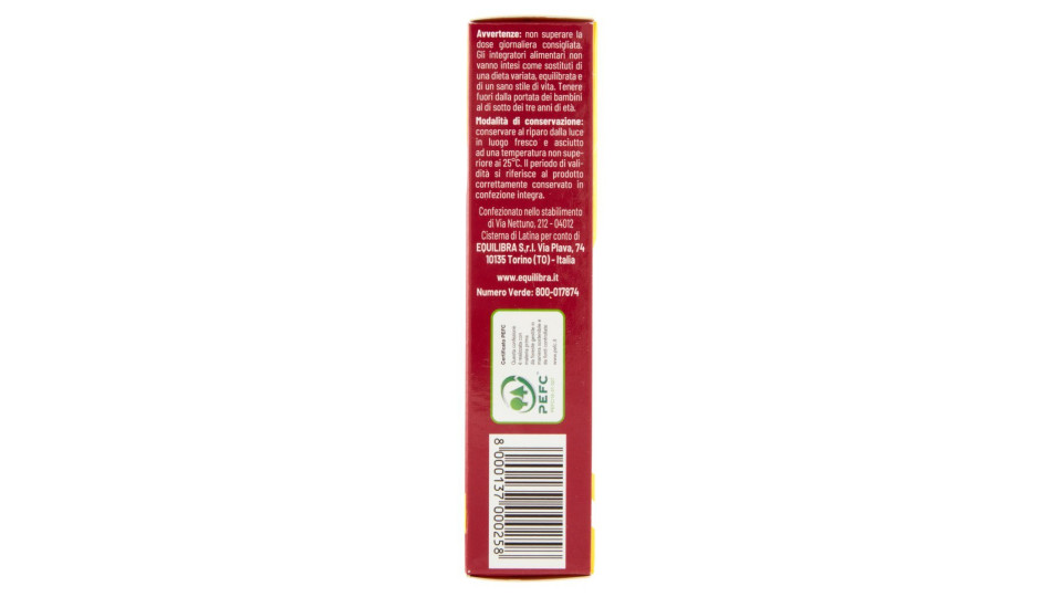 Equilibra Ferro Vitamina C + Acido folico 60 vegicaps® perle vegetali