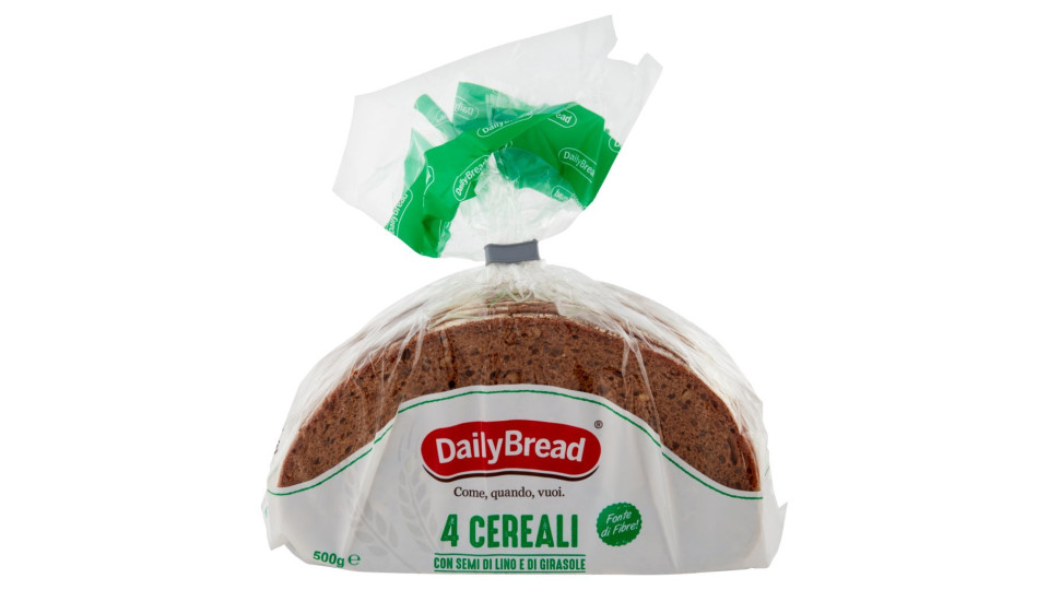 DailyBread Pane 4 Cereali con semi di Lino e semi di Girasole