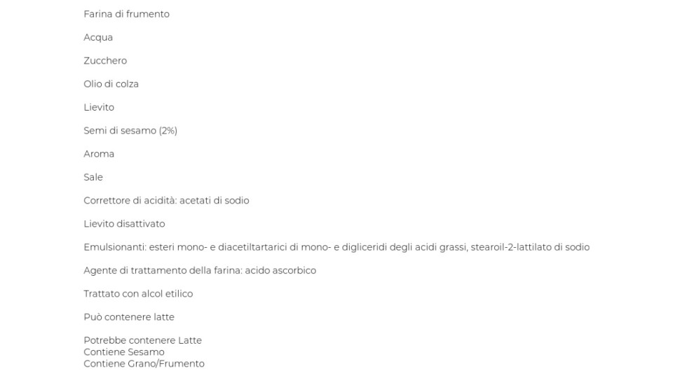 Roberto Maxi Hamburger con semi di sesamo 4 Panini