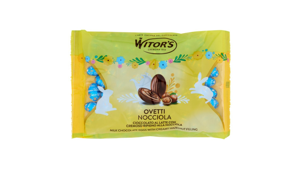 Witor's Mini Ovetti Latte con Ripieno di Crema alla Nocciola