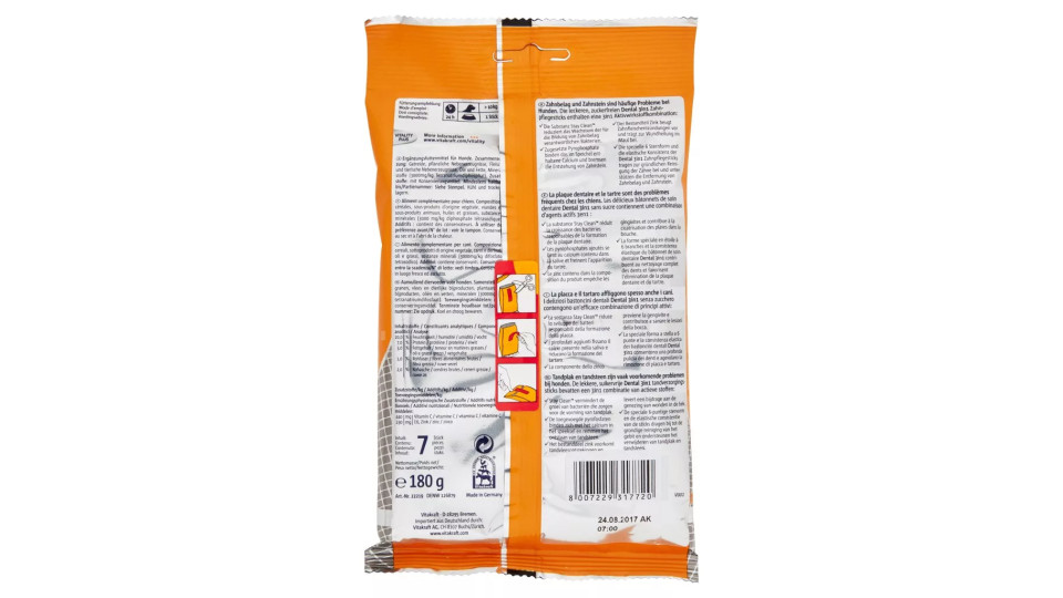 Vitakraft Dental 3in1 Fresh >10kg 7 Sticks