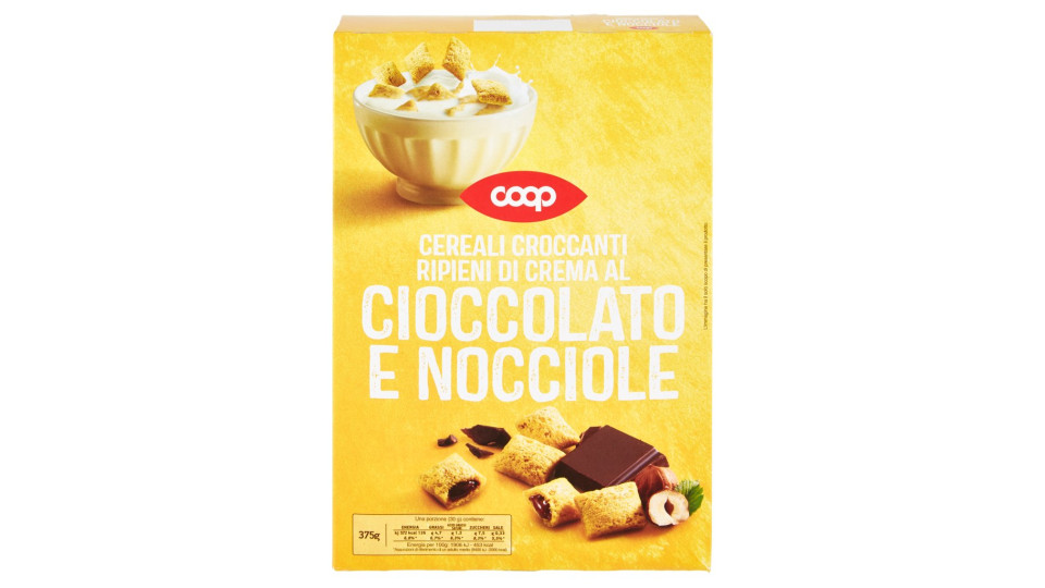 Cereali Croccanti Ripieni Di Crema Al Cioccolato E Nocciole