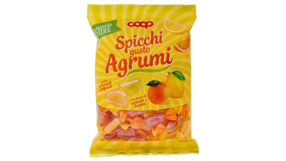 Caramelle Dure Spicchi Gusto Agrumi