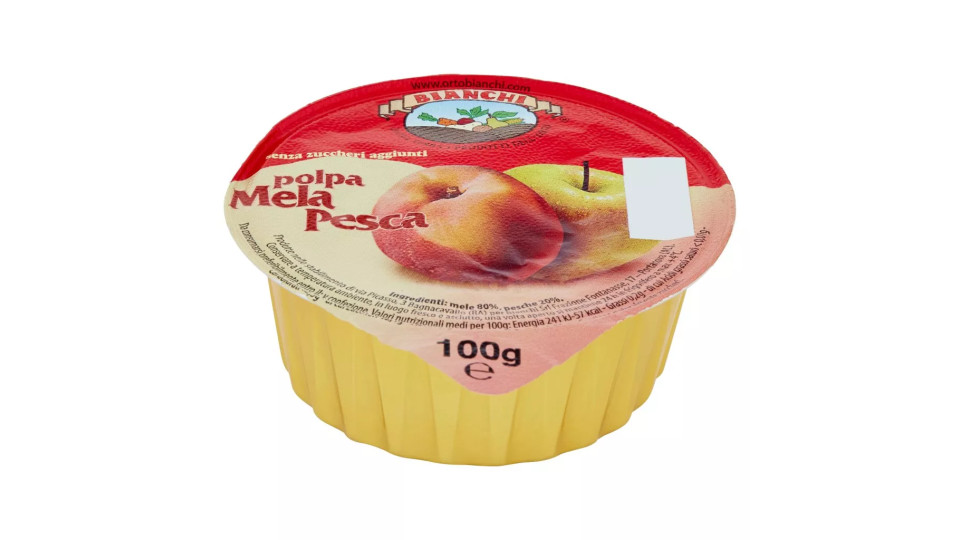 Valfrutta 100% Polpa di Mela Pesca Italiana