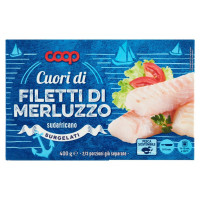 Cuori Di Filetti Di Merluzzo Sudafricano Surgelati