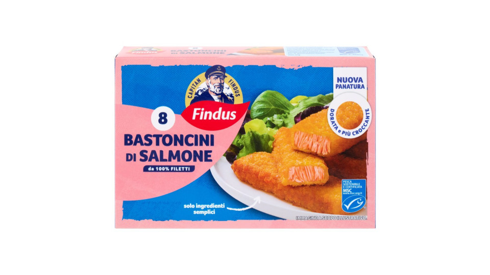Capitan Findus 10 Bastoncini di Salmone