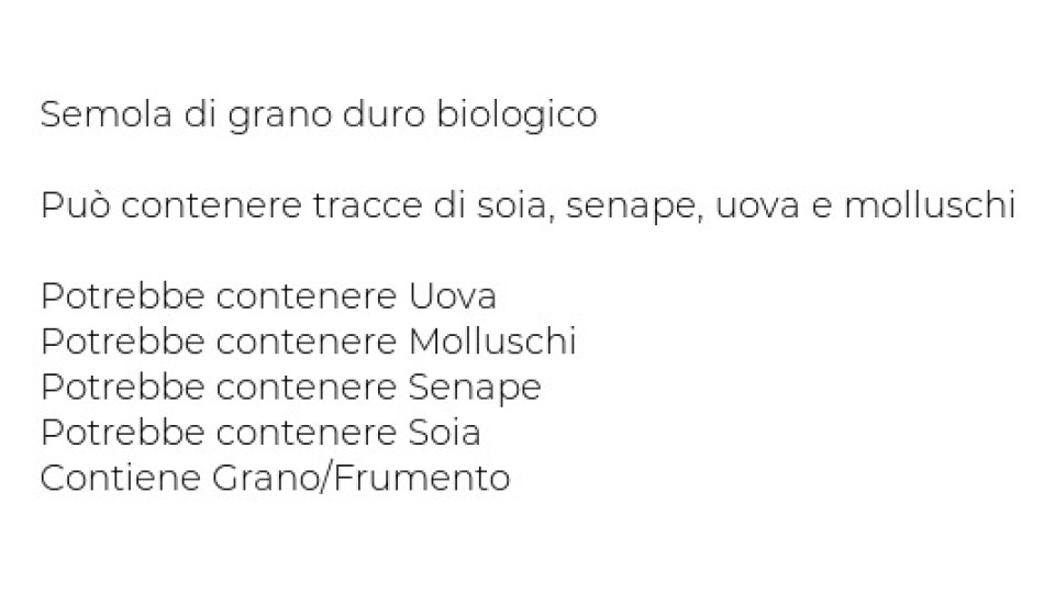 Libera Terra Il giusto gusto del grano Fusilli biologici