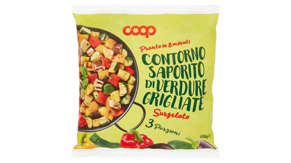 Contorno Saporito Di Verdure Grigliate Surgelato