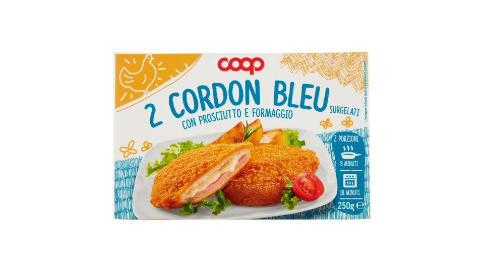 Cordon Bleu Con Prosciutto E Formaggio Surgelati