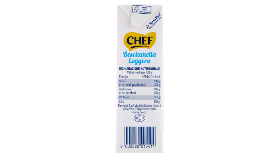 BESCIAMELLA CHEF LEGGERA