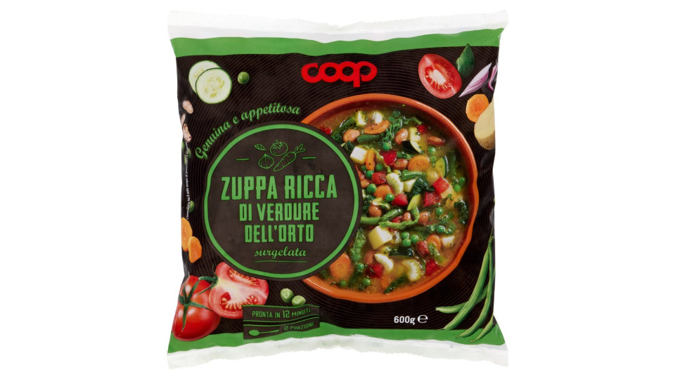 Zuppa Ricca Di Verdure Dell'orto Surgelata