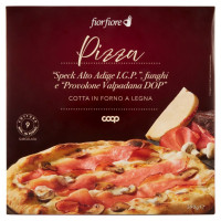 Pizza "speck Alto Adige I.g.p." E Funghi Con "provolone Valpadana Dop" Surgelata