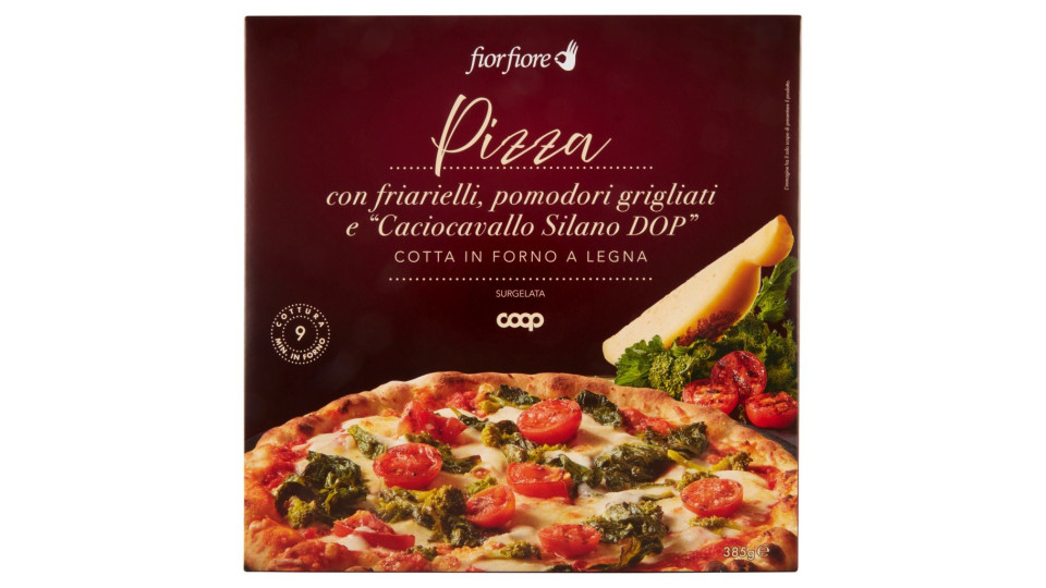 Pizza con Friarielli, Pomodori Grigliati e "caciocavallo Silano Dop" Surgelata
