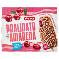 Gelato Pralinato Con Cuore All'amarena