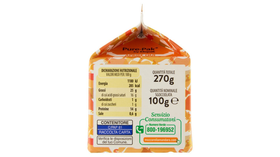 MOZZARELLA DI BUFALA DOP