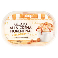 Gelato Crema Fiorentina con Amaretti Interi