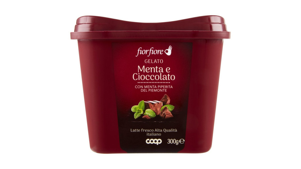 Gelato Menta E Cioccolato Menta Piperita Del Piemonte