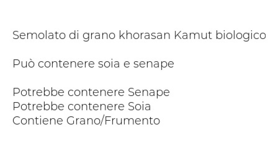 Mezze Penne Rigate Di Semolato Biologiche