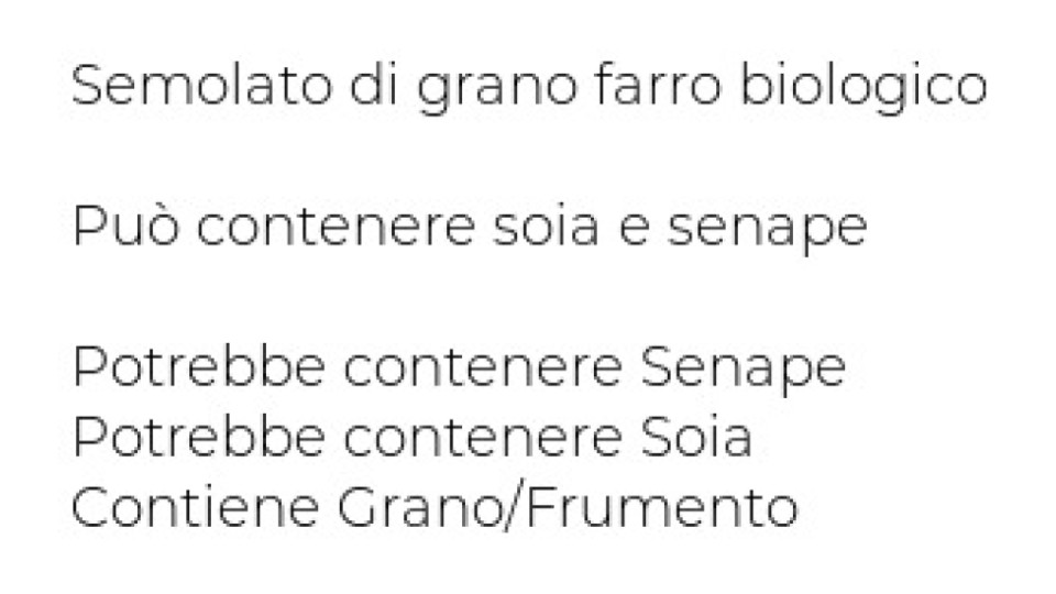 Pennette Di Farro Biologiche