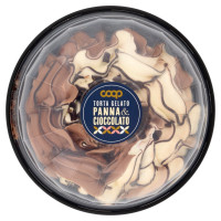 Torta Gelato Panna E Cioccolato