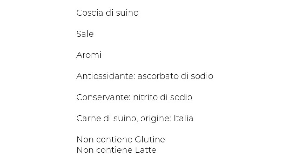 Prosciutto Cotto Di Alta Qualità