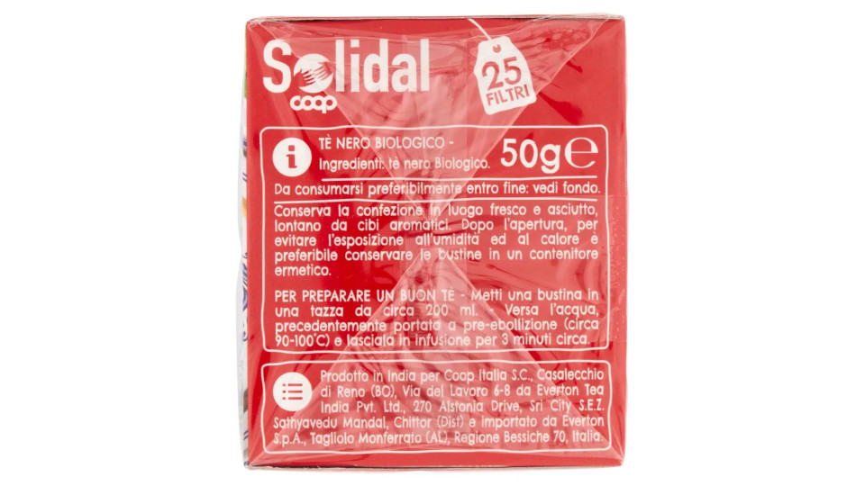 Tè English Breakfast Biologico 25 Filtri