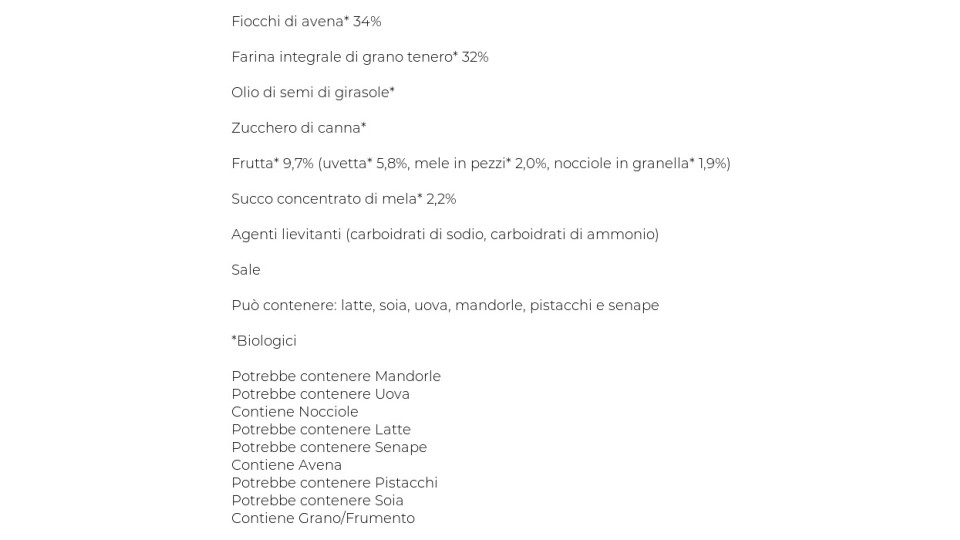 Frollini Ai Cereali Con Frutta Biologici