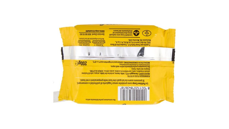 Fettine Formaggio Fuso A Fette Light 8 Fette