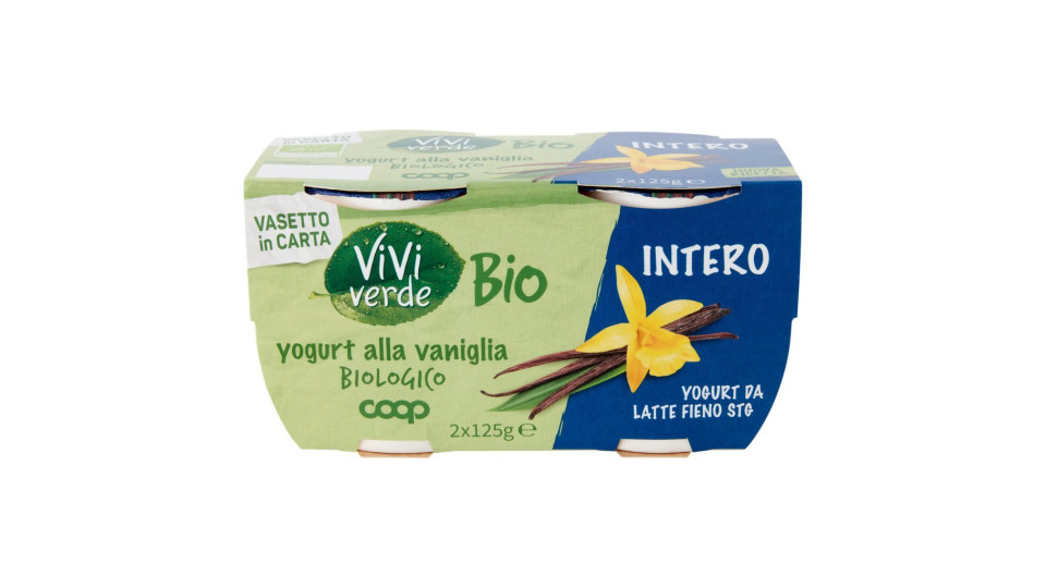 Yogurt Intero Alla Vaniglia Biologico