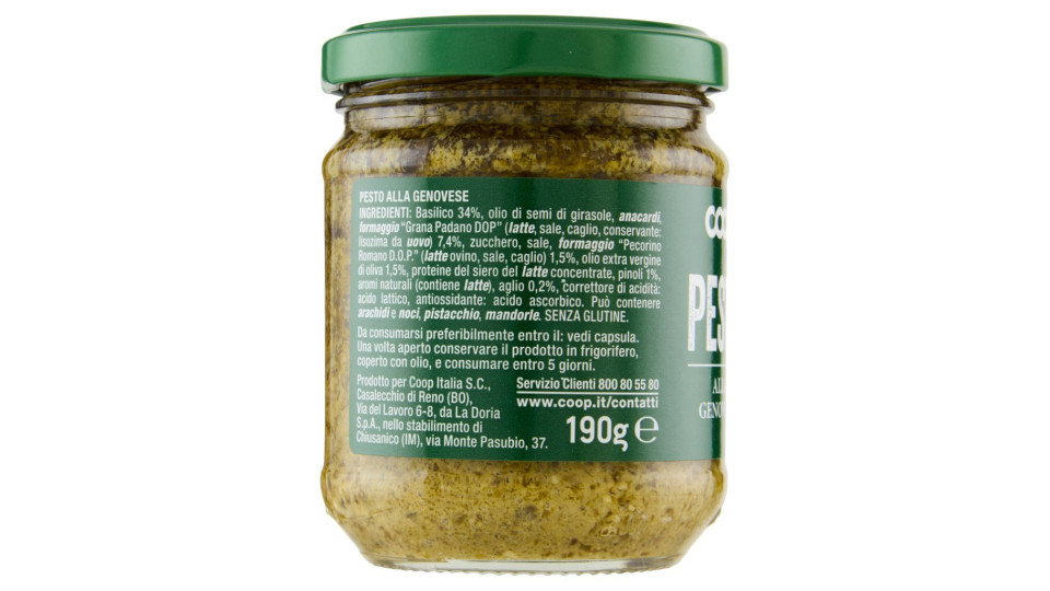 Pesto Con Basilico Genovese Dop