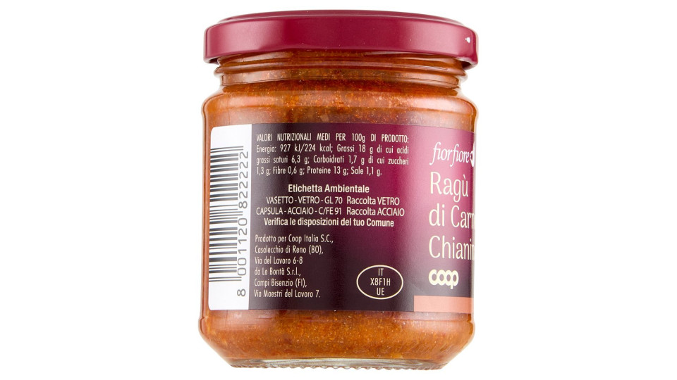 Ragù Di Carne Chianina