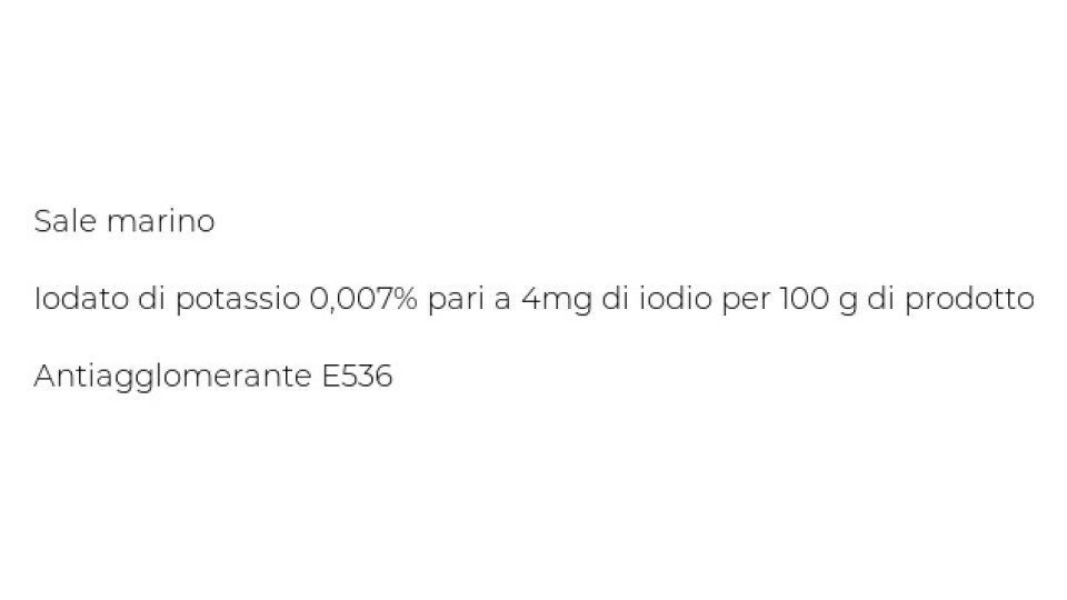 Sale Marino Iodato Protetto Fino