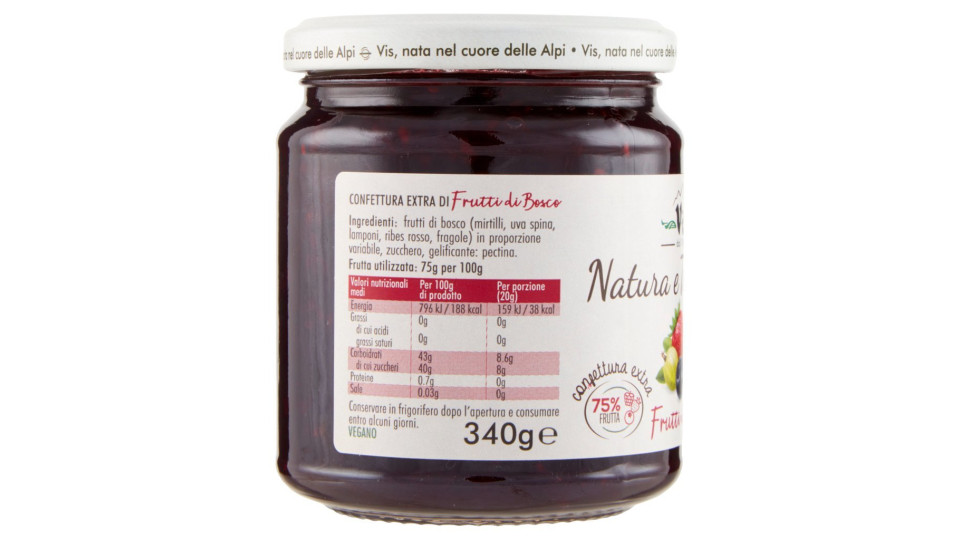 Vis Natura golosa Confettura Extra Frutti di Bosco