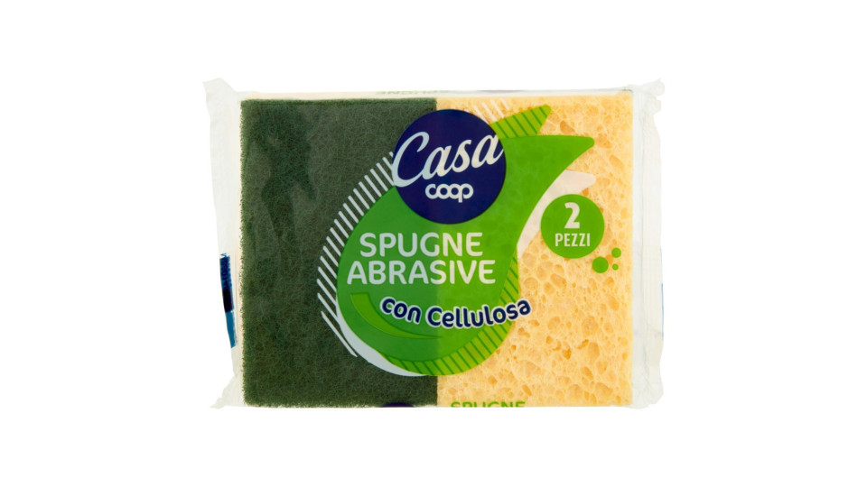 Spugne Abrasive Con Cellulosa 7x11x2.5 Cm