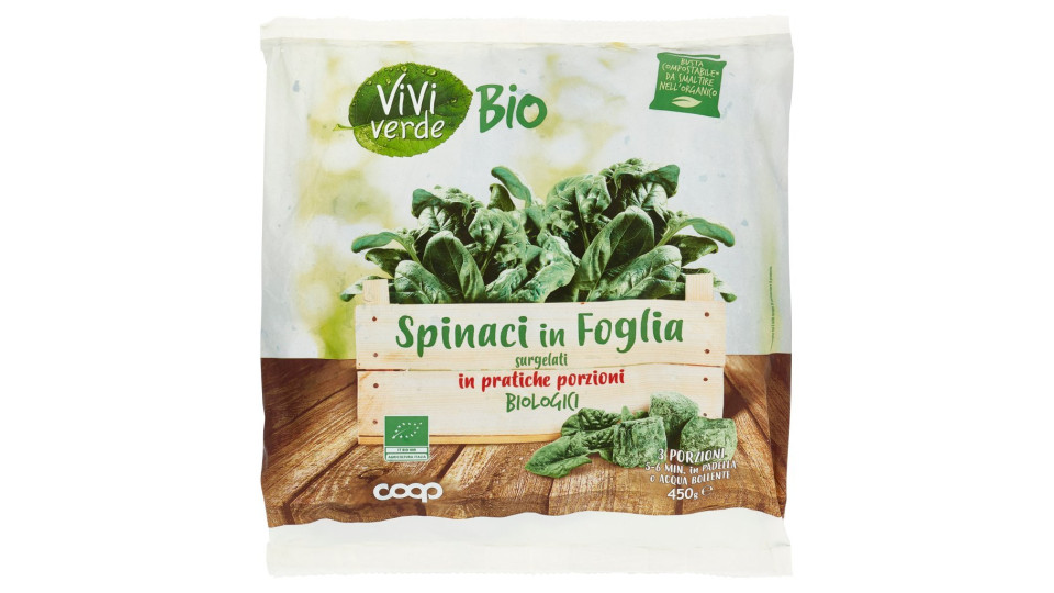 Spinaci In Foglia Surgelati Biologici