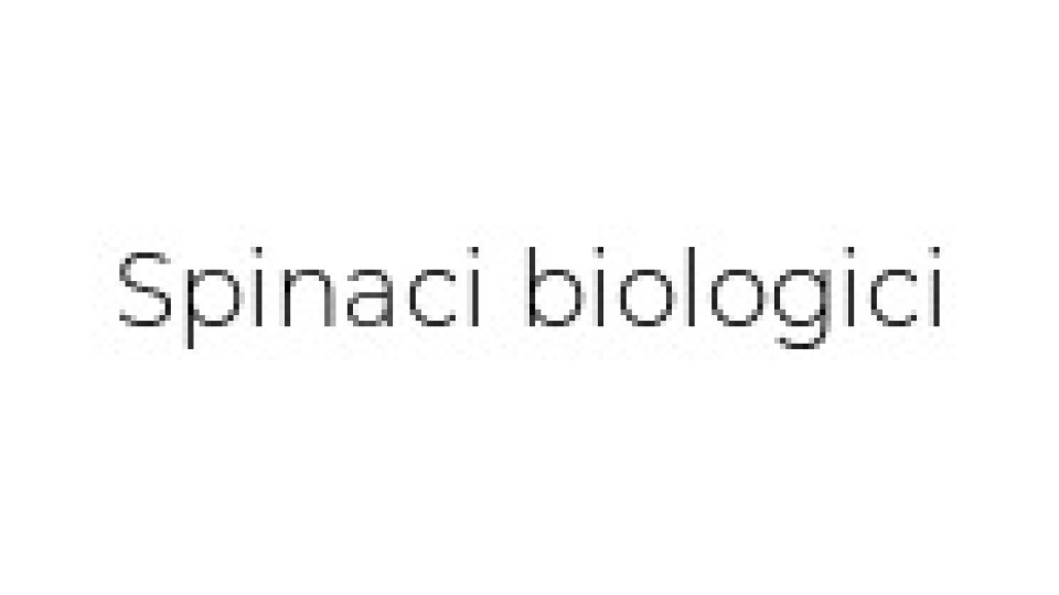 Spinaci In Foglia Surgelati Biologici