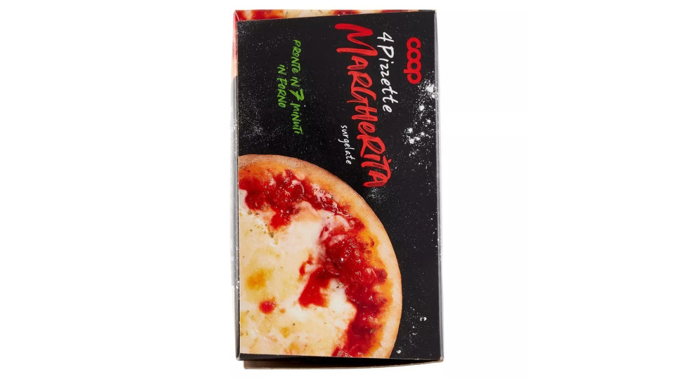 4 Pizzette Margherita Surgelate