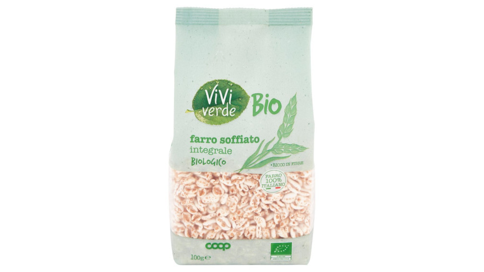 Farro Soffiato Integrale Biologico