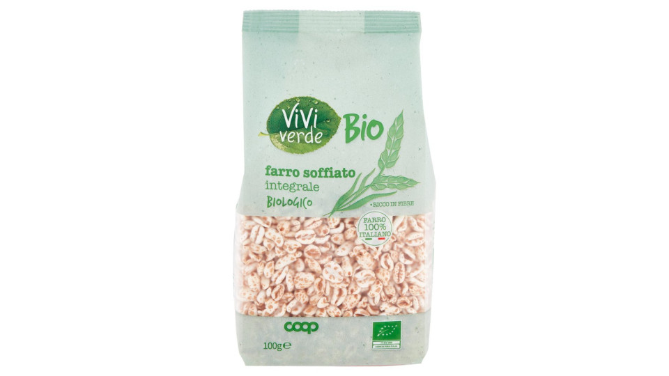 Farro Soffiato Integrale Biologico
