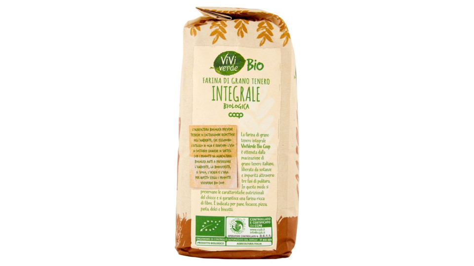 Farina Di Grano Tenero Integrale Biologica