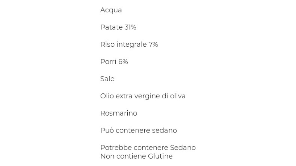 RISO CON PATATE E PORRI Bontà di Stagione