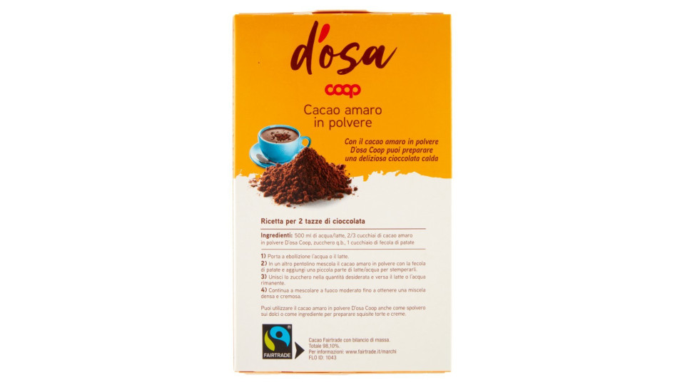 Cacao Amaro In Polvere