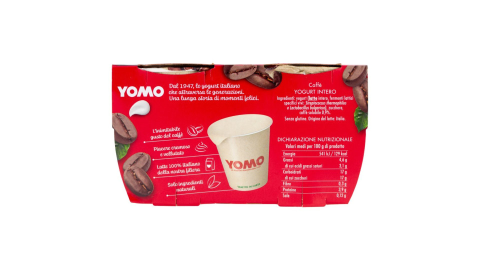 Yomo 100% Naturale caffè 2 x
